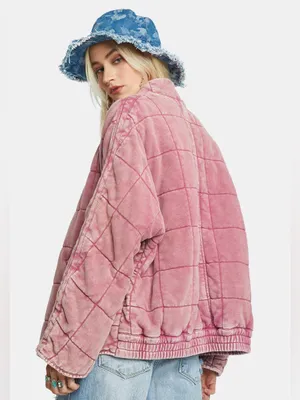 Free people Dolman Quilted Knit Jacket thumbnail 3