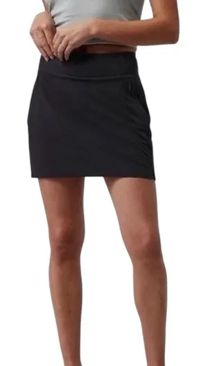 Athleta Black Soho Skort Hiking Gorpcore Outdoors Pockets 8 UPF 50 Pickleball thumbnail 1