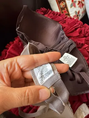 Calvin Klein Two-Pack Bras in Brown Leopard and Beige Lace pre loved 34 C thumbnail 7