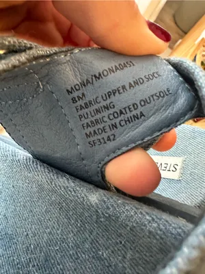 Steve Madden Mona Denim Blue Buckle Sandals thumbnail 5
