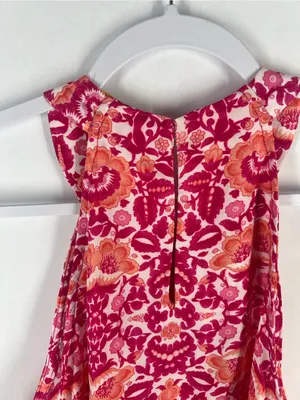 Lucy & Laurel Pink Floral Halter Neck Sleeveless‎ Top thumbnail 10