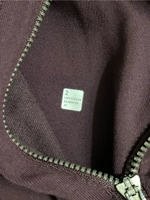 Lululemon NWT Define Track Zip-Up Jacket in Black Plum Purple Lion Size 2 thumbnail 8