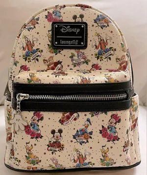 NWT Disney Loungefly Limited Edition Sensational 6 Tatoo Mini Backpack thumbnail 5