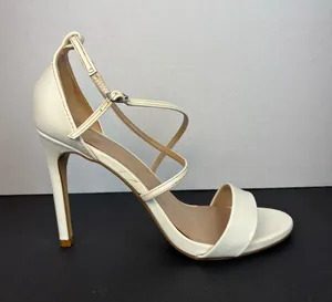 Mix No. 6 Women's Strappy High Heel Sandals in Cream thumbnail 1