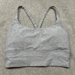 Vuori Long Line Elevation Bra Approximately Size XS Light Heather Grey thumbnail 2