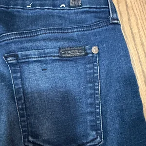 7 For All Mankind Dark Blue Skinny Jeans thumbnail 4