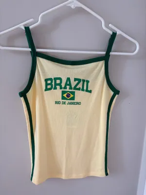 Nikxie Los Angeles Brazil Rio Da Janeiro Cami Top. Size Small thumbnail 2