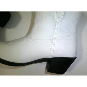New nwt nib Womens 6.5 Ariat Darlin Boot Western White Leather short pretty thumbnail 4