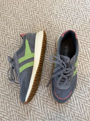 Like New! Gola Chicago Style in Ash, Patina Green, and Coral Pink Sneakers | 6 thumbnail 5