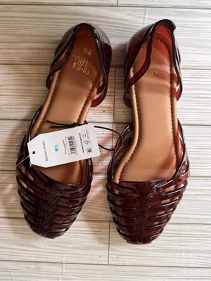 Time and Tru Women's Huarache Jelly Sandals Flats Sz 9.5 NWT thumbnail 8