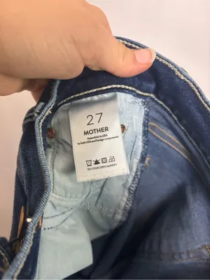 MOTHER The Outsider Ankle Fray Uncharted Waters Blue Denim Jeans thumbnail 11