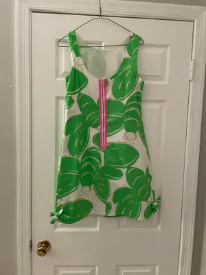 Lilly Pulitzer Dress Green Shift thumbnail 2