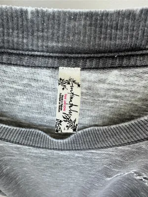 Free People Intimately Heather Gray Oversized Short Sleeve Sleep Tee thumbnail 9