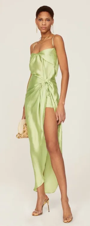 BAOBAB Selma Midi Dress‎ Medium Green thumbnail 1