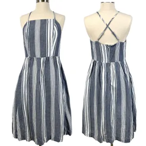 Abercrombie & Fitch Sundress Womens Medium‎ Square Neck Summer Beach Coastal thumbnail 2