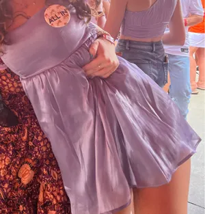 Purple mini dress thumbnail 3