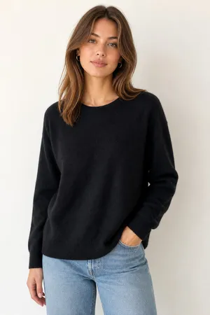 Charter Club Luxury Cashmere Sweater Black L thumbnail 1