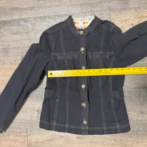 Boden Women's Gray Cotton Y2K Utility Jacket Button Front Pockets‎ Size US 2 thumbnail 6