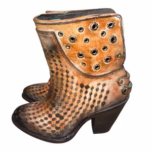 Corral NEW With Tag Vintage Hand Finished Leather Cowboy Western Boots Shoes 6 thumbnail 4