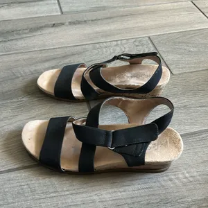Life stride black sandals thumbnail 4