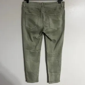 Free People Jeans Womens 28 Green Ankle Stretch Denim‎ High Rise Tapper Pants thumbnail 13