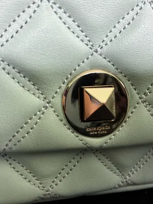 Kate Spade New York Natalia Smooth Quilted Crossbody Bag Crystal Blue thumbnail 3