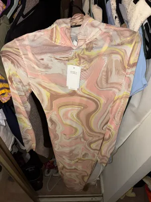NWT AFRM Dress Pink Size M thumbnail 1