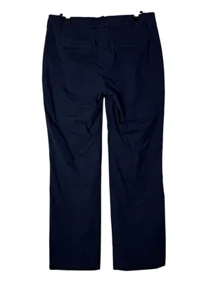 J. Crew Petite Navy Blue Addison City Fit Straight Leg Chino Dress Pant 4S thumbnail 2