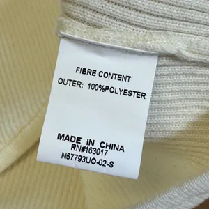 Princess Polly Ivory Ribbed Turtleneck Cropped Sweater Curved Hem Small N57793UO thumbnail 6