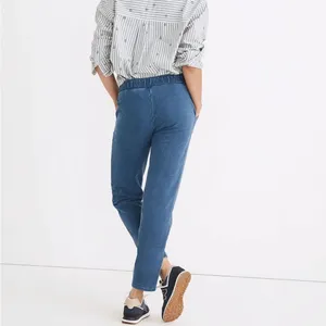 Madewell Indigo Terry‎ Tapered Sweatpants Size Large NEW thumbnail 2