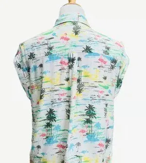 SO women’s small Hawaiian short sleeve button shirt thumbnail 4