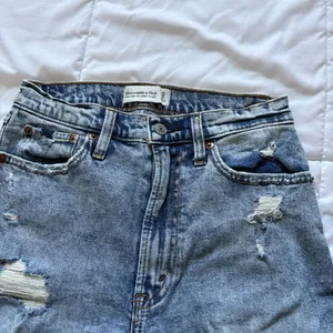 Abercrombie & Fitch Jeans‎ Womens Size 25 Blue Ultra High Rise Ankle Distressed thumbnail 7