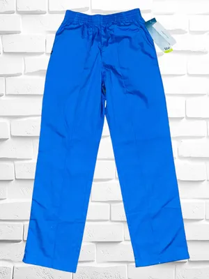 Women’s Size XSP Elastic Waist Scrub Pants • Front Creases NWT thumbnail 1