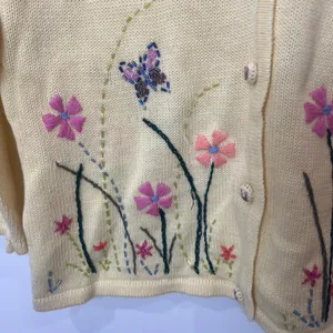 Vintage Curio Spring Embroidered Cardigan Sweater thumbnail 6