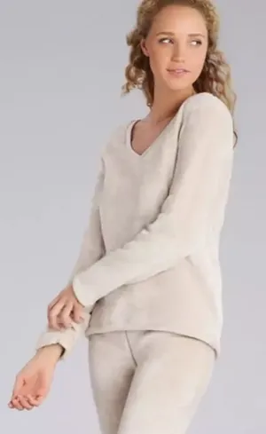 UGG Daisy Cozy Sweater Sweatshirt Fleece Cream Size Small NEW thumbnail 1