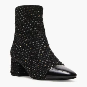 Steve Madden NEW Eiffel Bootie (Women) 8M, BLACK MULTI thumbnail 2