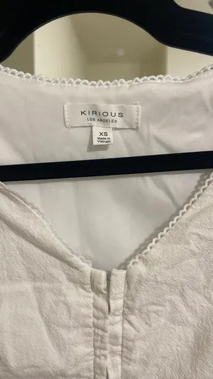Kirious White Boho Corset Top thumbnail 4