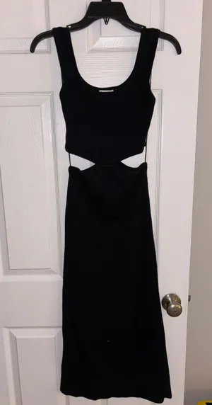 Mabel Black Cutout Dress thumbnail 1