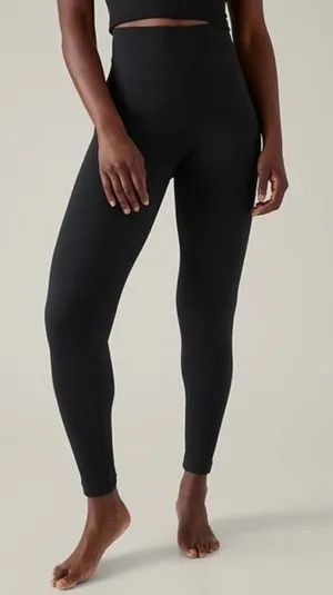 NWT Athleta Aurora Seamless Tight Leggings High-Rise Black XS Yoga Gym $109 thumbnail 1