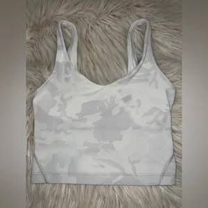 Lululemon Align Tank Top Size 0 White Camo – Flaw (Blue Stain) thumbnail 7