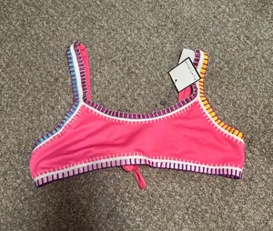 Platinum swimwear pink bikini top thumbnail 1