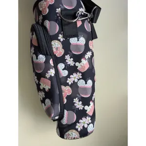 Marnzaza Black Pink Minnie Musubi Hawaiian Drink Bag Mouse-Subi Neoprene thumbnail 3
