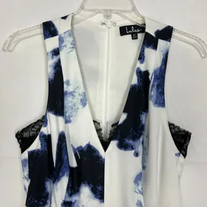Lulus A-Line Floral Sleeveless Lace Dress Womens Medium thumbnail 4