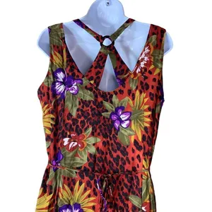 Vintage Scarlett sleeveless button front maxi dress‎ thumbnail 10