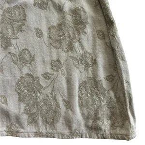 90s Sundance Catalog Vintage Floral Jacquard Maxi Dress M boho Cottage Romantic thumbnail 3