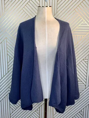 FP Beach Free People Blue Cotton Blend Kimono‎ thumbnail 1