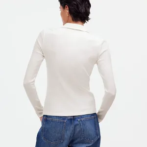 NWT Madewell Winter White Snap-Front Cardigan Sweater Top Size Medium thumbnail 3