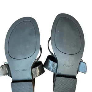 Vionic Shoes Womens Size 6.5 Black Julep Strappy Flat Slide Sandals Comfort thumbnail 10