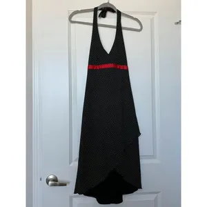 Y2K Polka Dot retro halter dress thumbnail 2