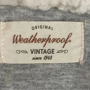 Weatherproof Vintage Fleece Faux Fur off White Blue Boho Soft ¼ Zip Jacket SZ M thumbnail 13